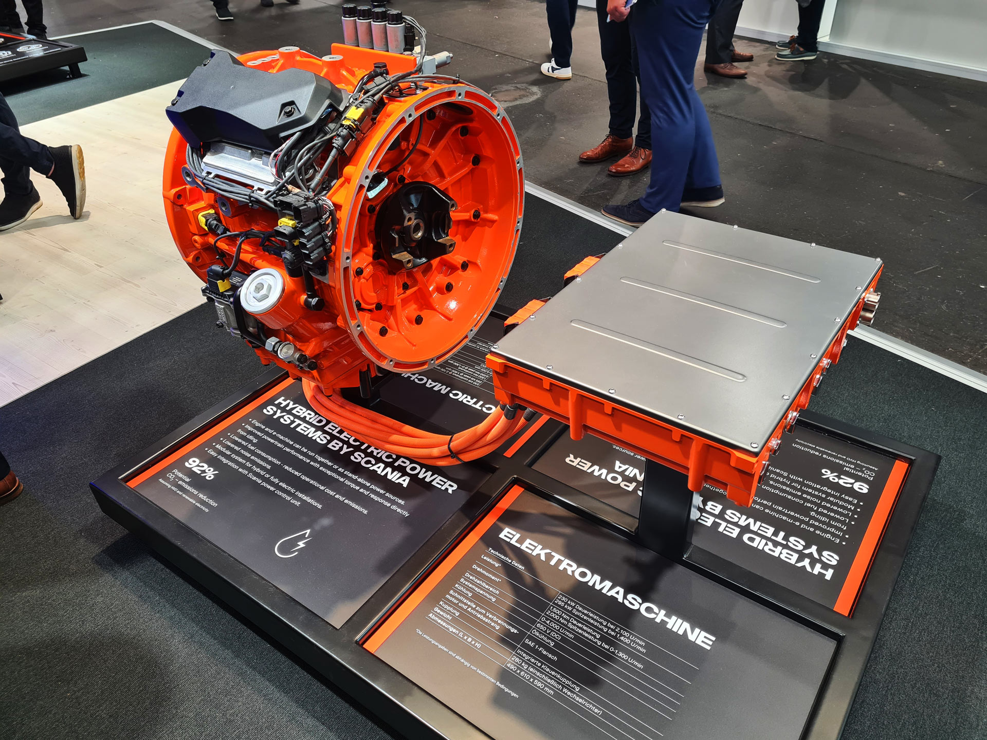 Hybridmotor Scania Fischerei