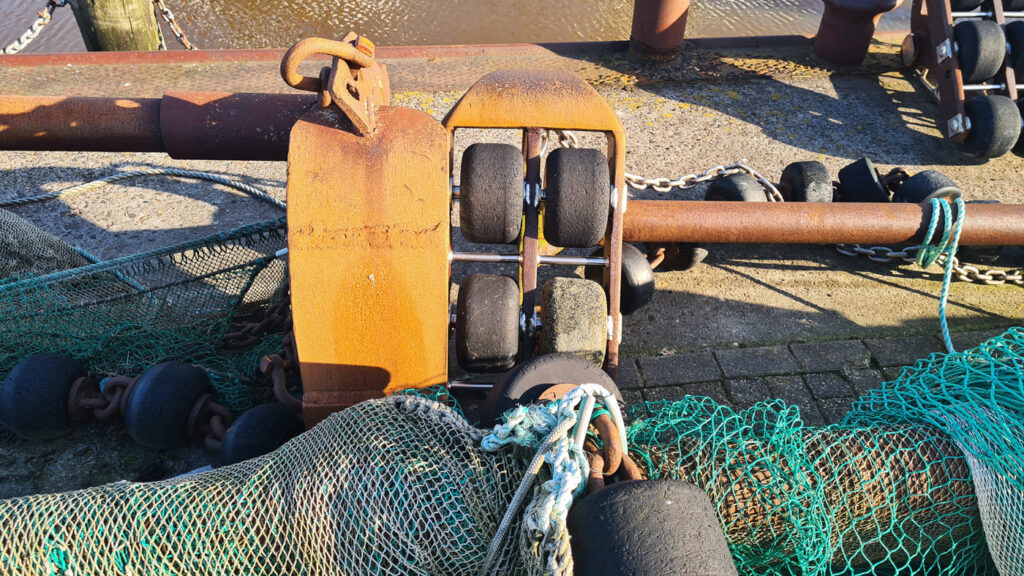 Fanggeräte Kurre mit Rollen, Fischerei